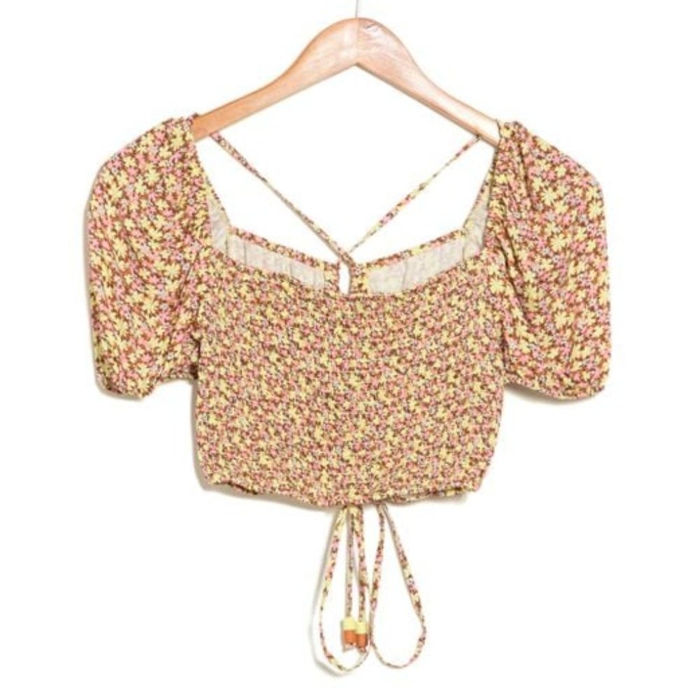Maaji Radiant Natural Meadow Autumn Crop Top Size: S NWT